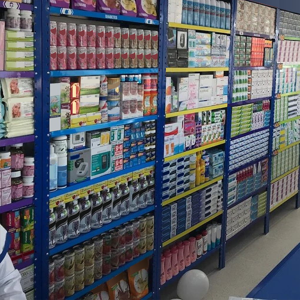 Estantes de Farmacia