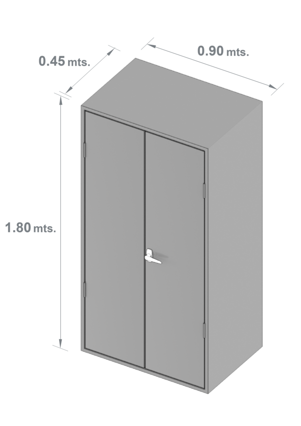 Estante con Puertas